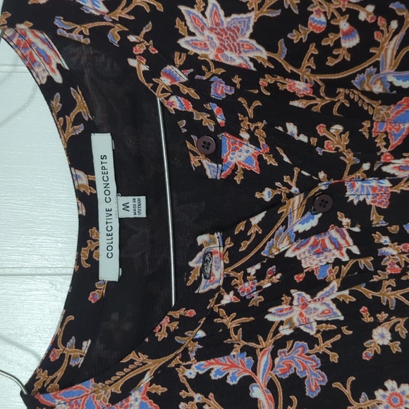 📣Last call Collective Concepts Button Down Dress - Picture 2 of 5